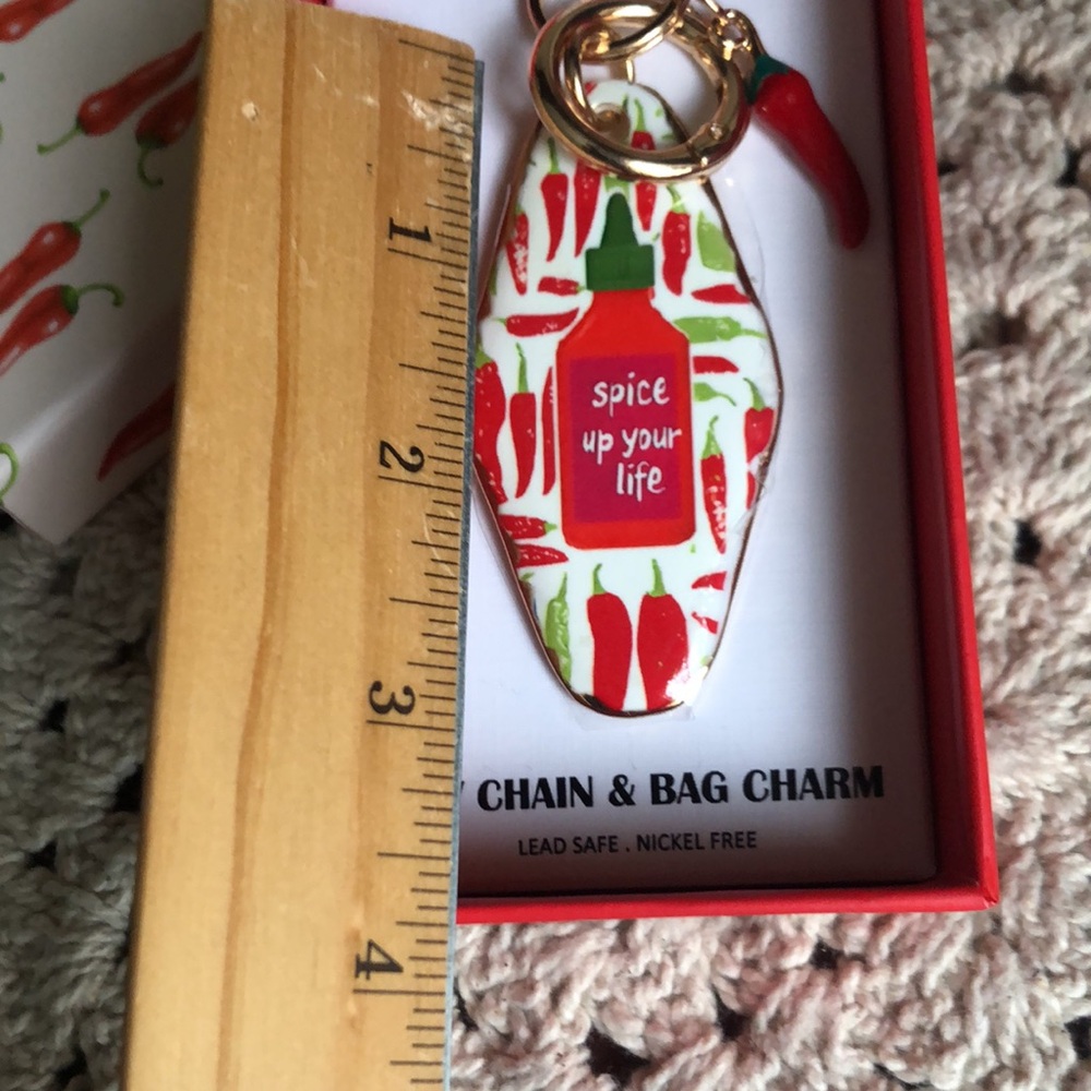 Piper K Chili Pepper Keychain and Bag Charm - Picture 3 of 5